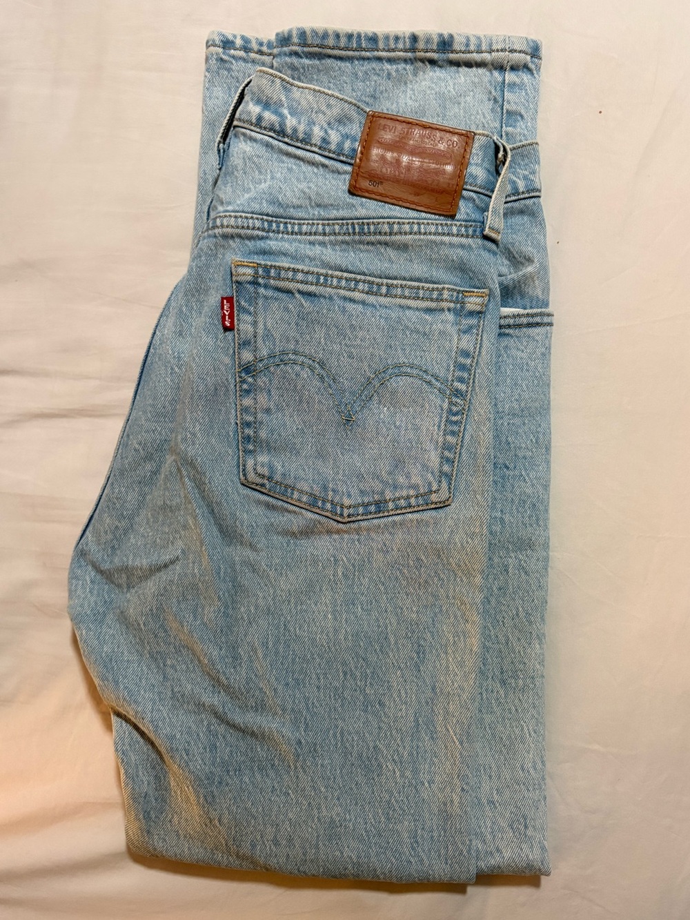 Levi’s 501 Original Light Wash Straight Leg Jeans W28 L28